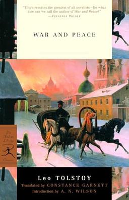Cover of War and Peace, translated by Constance Garnett