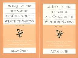 Cover of The Wealth of Nations, translated by Glasgow / Liberty Fund