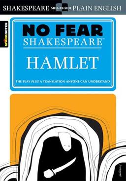 Cover of Hamlet, translated by No Fear Shakespeare