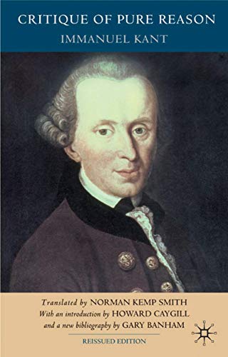 Cover of Critique of Pure Reason, translated by Norman Kemp Smith